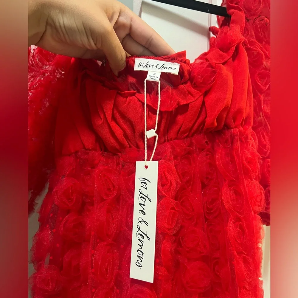 For love & lemons red dress - Picture 3 of 4